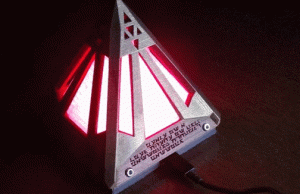 3D Printed Sith Holocron USB Drive with LEDs