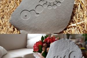 Natural Stone Engraved with Crop Circles