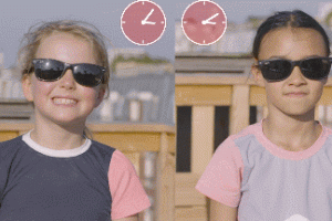 adam & aoki Smart Shirts with Color Changing Sleeves Help Kids Avoid Sunburn