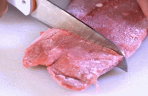 FrozenCut Knife Can Easily Cut Through Frozen Food