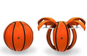 App-Controlled Folding Basketball Drone with HD Camera