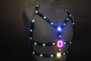 DIY: LED Harness Bra with NeoPixels & Circuit Playground Express