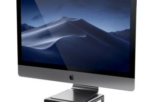 Satechi Type-C Aluminum Monitor Stand Hub for iMac