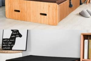 Extendable Paper Bed with Accordion Folding