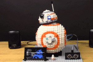 DIY: Motorized LEGO BB-8 with Sound & Light Effects