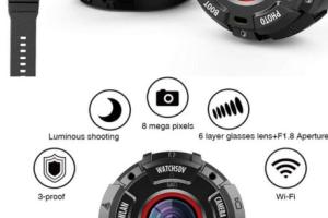 Smart Watch 1080p Camera with WiFi