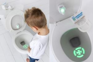 Toddler Target: Sensor Activated Bullseye Nightlight for Potty Training