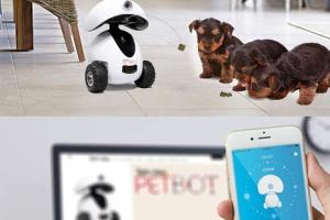 Felix & Fido Petbot: Treat Dispensing Pet Robot with Camera & Laser