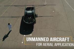Cormorant: Unmanned VTOL Vehicle with 500kg Payload for Spraying Farms