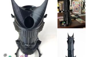Lord of the Rings Sauron’s Barad-dur Dice Tower [3D Printed]