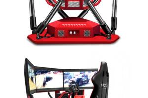 WCG VR Racing Simulator with Triple Monitors