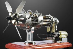 16-Cylinder Stirling Engine Physics Toy