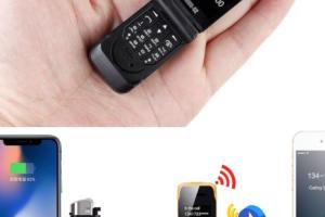 LONG-CZ J9 0.66-inch Bluetooth Flip Phone