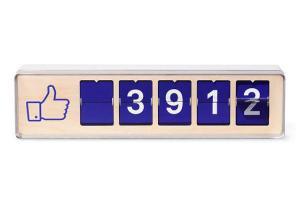 Real-Time Facebook Like Counter with WiFi