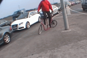 Snowboard Bicycle is a Bike You Can Ride Sideways