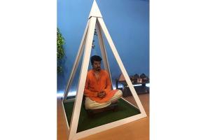 Nubian PVC Meditation Pyramid