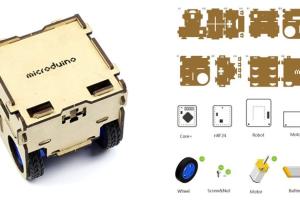 Microduino Cube Robot Car Teaches Kids Coding