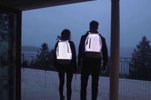 Supereflective Backpack Keeps You Visible At Night