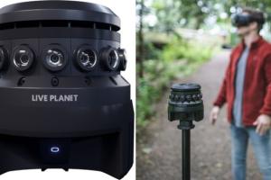 Live Planet 360 3D VR Camera with 16-Lenses