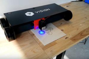 VISION Wheeled Drawing & Laser Engraving Robot