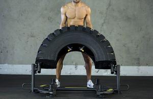 TireFlip 180XL Space Saving Tire Flipping System for Functional Training