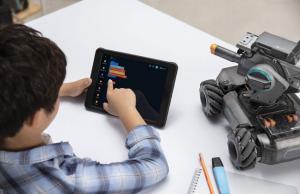 DJI RoboMaster S1 Python Coding Robot with Mecanum Wheels, App Control