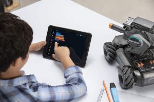 DJI RoboMaster S1 Python Coding Robot with Mecanum Wheels, App Control