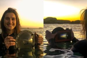 GDOME Mobile: Smartphone Dome for Over/Underwater Video