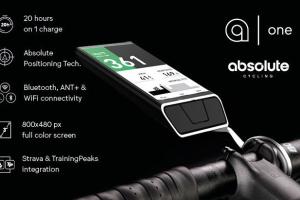 Absolute Cycling One: Cycling Computer with Bluetooth/WiFi/ANT+ & Strava/TrainingPeaks Integration
