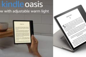 Kindle Oasis with Adjustable Warm Light