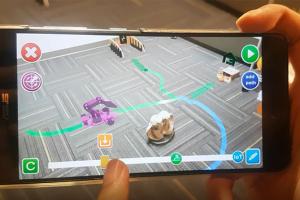 V.Ra: Augmented Reality App to Program Robots