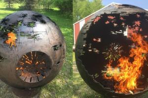 Death Star Fire Ball Fire Pit