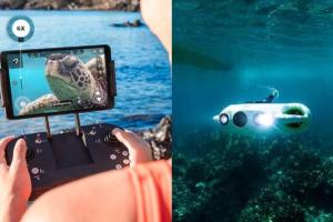 BW Space Pro 4K Zoom Underwater Drone with App Control