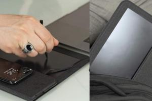 Nomodo Qi Wireless Charging Mouse Pad with Digital Notepad