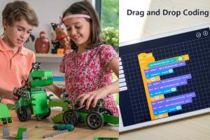 Robobloq Q-Dino Robot Teaches Kids How to Code