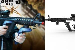 Virtual Reality M4 Rifle for Vive Controllers