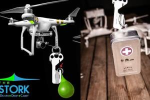 Stork Drop Hook: Deliver Things with Your DJI Drone