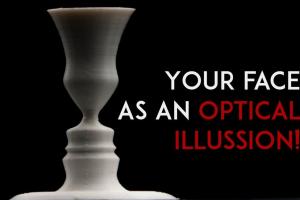 FACEVASE: 3D Printed Optical Illusion Vase with Your Own Face