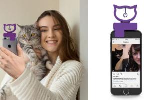 Bubblegum Stuff Cat Selfie Smartphone Accessory
