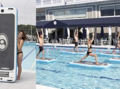 SolFit Aquatic Fitness Mat with GoPro Mount