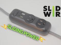 SlideWire: Extension Cord with Slidable Power Strip