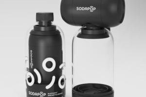 Sodapop Bluetooth Speaker Works with Empty Bottles To Deliver Louder Sound