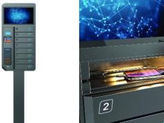 ChargeTech Secure Mobile Phone Charging Locker with Video Display