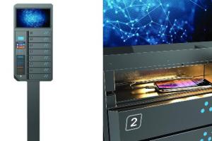 ChargeTech Secure Mobile Phone Charging Locker with Video Display