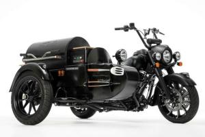 Indian Springfield Darkhorse Motorcycle with Traeger Ironwood Grill