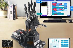 uHandbit Micro:bit Open Source Robot Arm with Graphical Coding