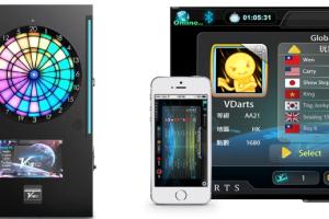 VDarts Mini Smart Dartboard with Touchscreen