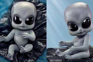 16″ Greyson Alien Baby Doll with Poseable Limbs