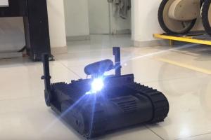 DOGO MK2 Tactical Armed Robot with Pistol, Pepper Spray, Light Dazzler