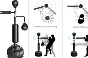 INNOLIFE Spinning Bar with Kickpad for MMA & Boxing